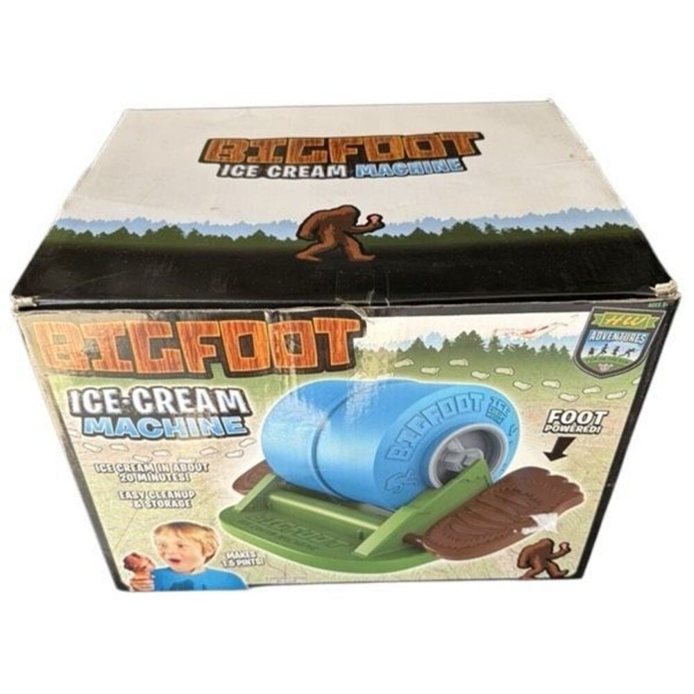 Hog Wild Bigfoot Foot Powered Ice Cream Machine -Open Box